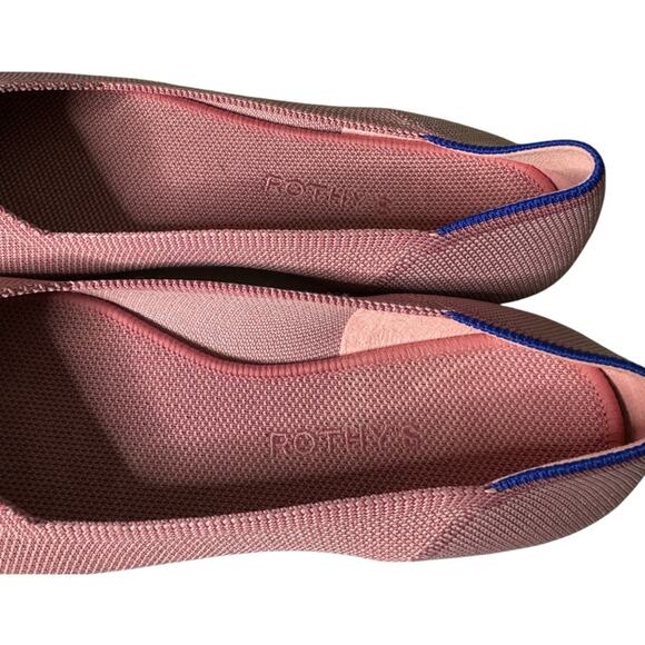Rothy's The Point in Retired Rosebud Light Pink sz 10 - Picture 7 of 10